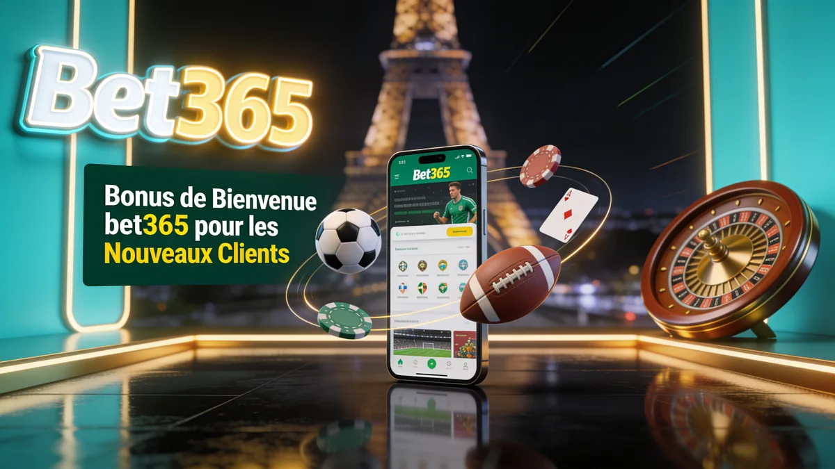 Bonus de Bienvenue bet365 pour les Nouveaux Clients pour les joueurs en France