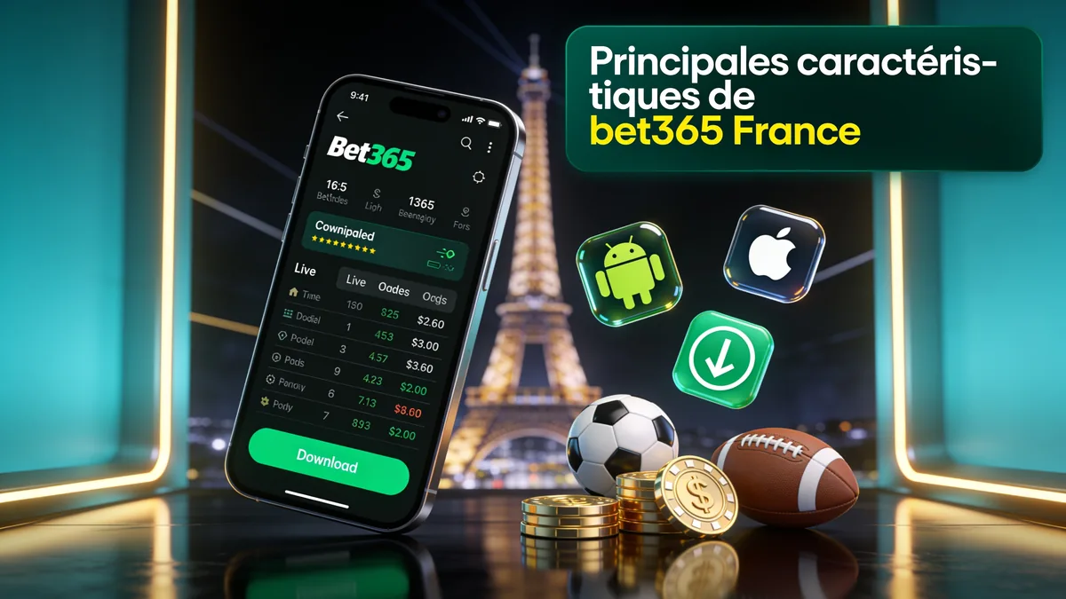 Principales caractéristiques de bet365 France : guide bet365 pour les joueurs en France